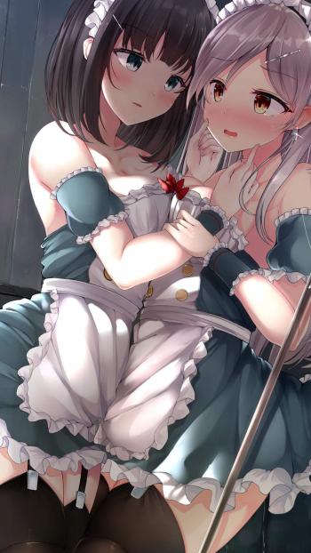 性感唯美的二次元美女手机壁纸第3张