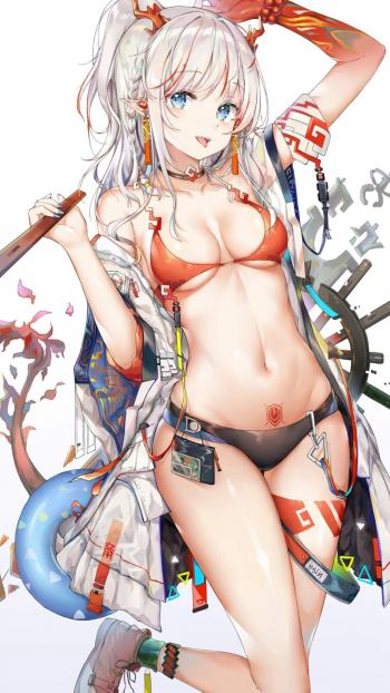 性感唯美的二次元美女手机壁纸第4张