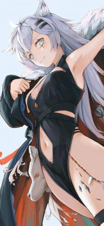 二次元动漫人物手绘插画手机壁纸第1张