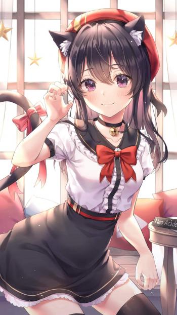 性感动漫美女手机壁纸第3张