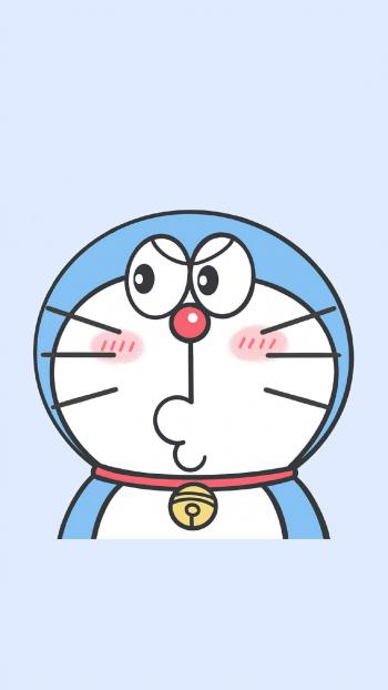 哆啦A梦可爱表情卡通图片手机壁纸第4张