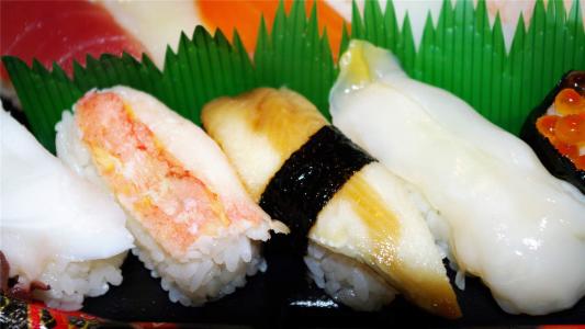 高清美女美味好吃的日本寿司精美高清电脑桌面壁纸第4张