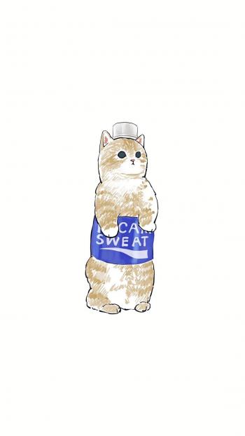 可爱卡通小猫咪高清图片手机壁纸第0张
