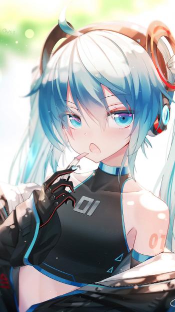 萌系卡通动漫少女手机壁纸第2张