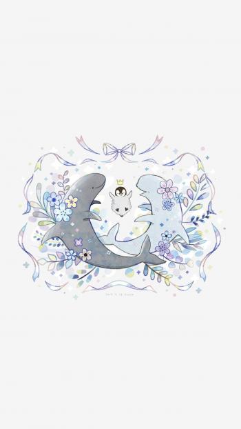 高清最新卡通电脑pc小动物的夏天萌系手绘壁纸第3张