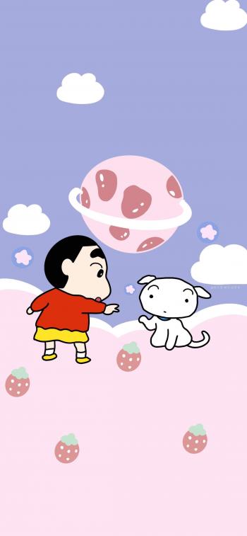 蜡笔小新可爱卡通动漫手绘壁纸 第一辑第0张