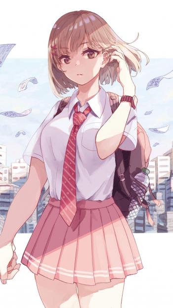 二次元性感动漫美女手机壁纸第1张