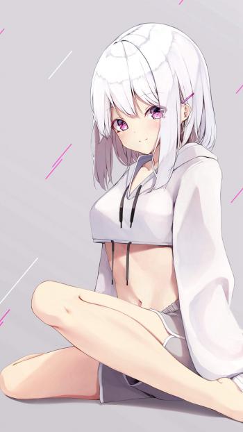 二次元性感动漫美女手机壁纸第6张