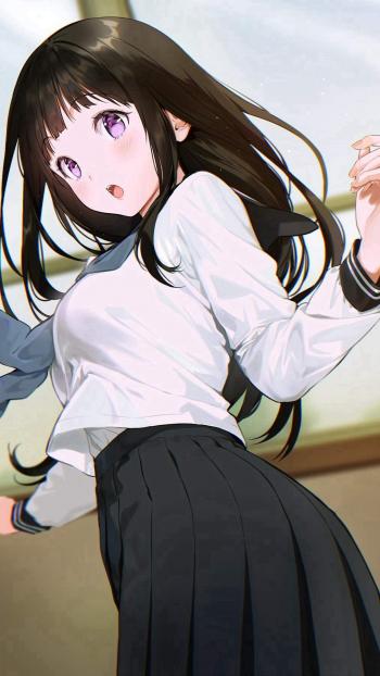 性感撩人动漫美女手机壁纸第1张