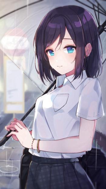 性感撩人动漫美女手机壁纸第3张