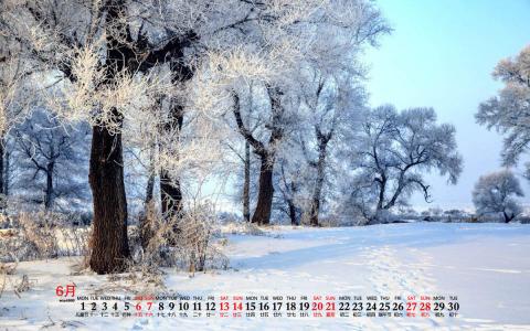 王丽坤清纯靓丽雪景写真图片第6张