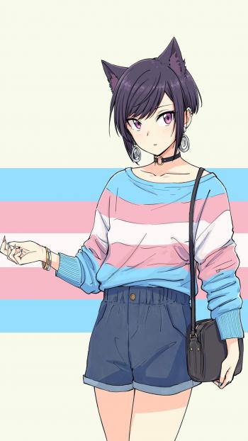 动漫二次元美女手机壁纸第2张