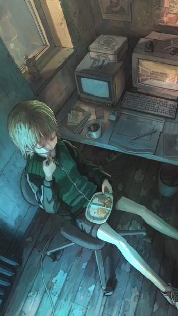 动漫二次元美女手机壁纸第4张