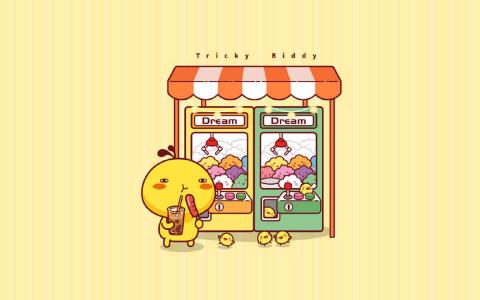 二哈米迦micha卡通桌面壁纸第2张