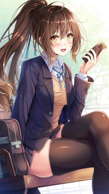 性感动漫美女手机壁纸第4张