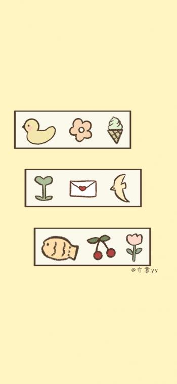 淡可爱主题手机壁纸第0张