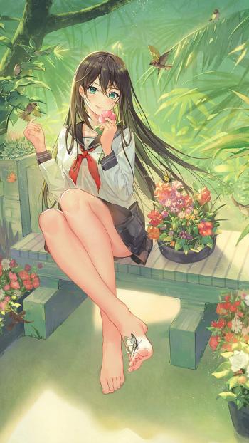 性感动漫美女手机壁纸第2张