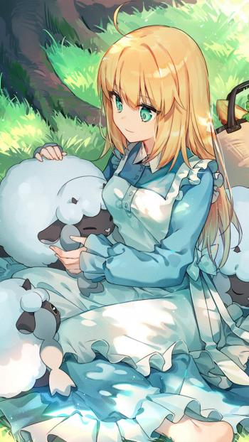 二次元动漫美女手机壁纸第3张