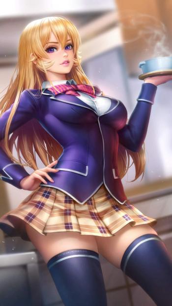性感唯美动漫美女手机壁纸第6张