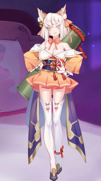 萌系俏皮动漫美女手机壁纸第1张