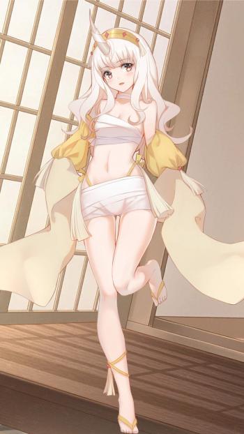 萌系俏皮动漫美女手机壁纸第2张