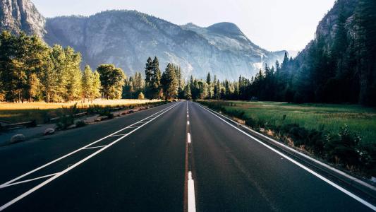 精选道路风光图片手机壁纸第2张