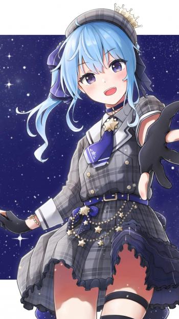 动漫小短裙美女手机壁纸第2张