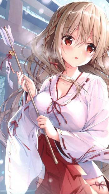 性感动人二次元美女手机壁纸第3张