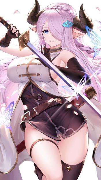 性感动漫同人美女手机壁纸第2张
