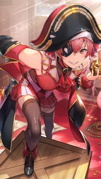 性感泳装动漫美女手机壁纸第2张