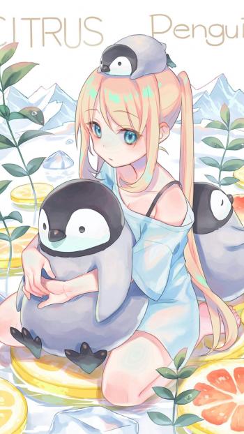 二次元动漫美女手机壁纸第3张