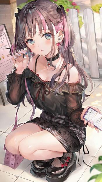 二次元动漫美女手机壁纸第3张