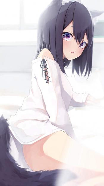 性感动漫美女手机壁纸第5张