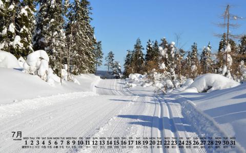 冯若绮清新雪景写真图片第2张