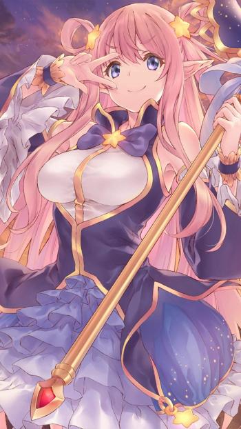 性感动人二次元美女手机壁纸第2张