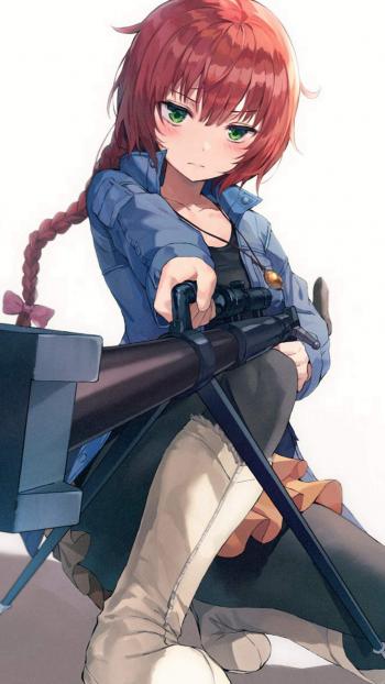 性感动人二次元美女手机壁纸第6张