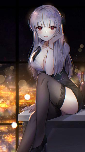 性感动漫美女手机壁纸第2张
