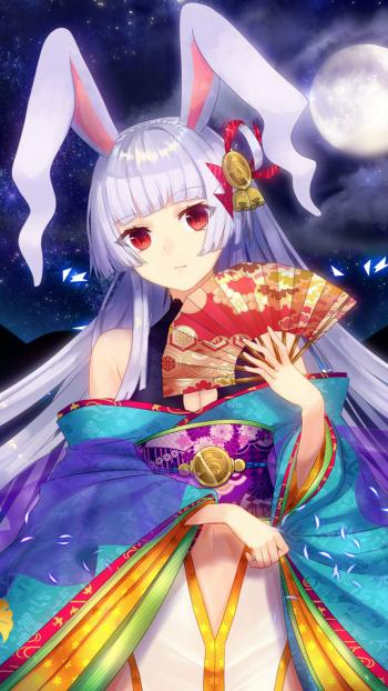 动漫和服美女手机壁纸第4张