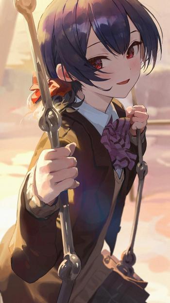 养眼动漫超短裙美女手机壁纸第1张