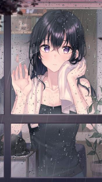 性感动人二次元美女手机壁纸第1张