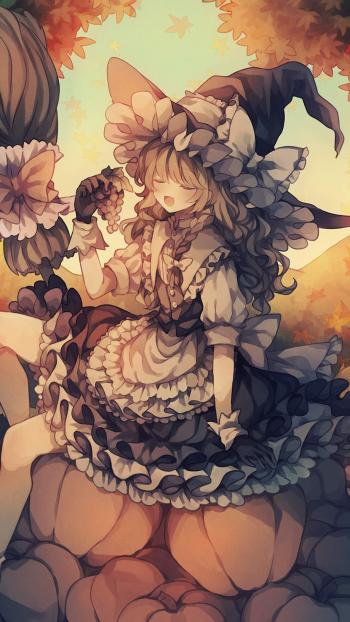 性感动人二次元美女手机壁纸第3张