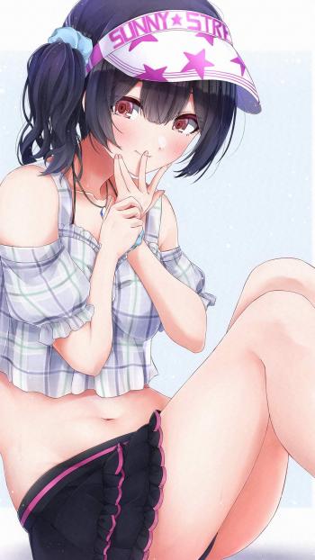 性感动人二次元美女手机壁纸第5张