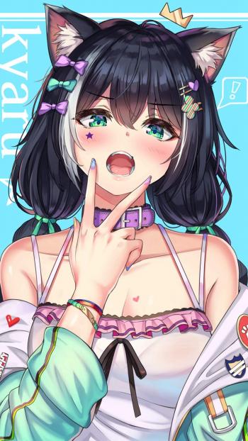 性感动漫美女手机壁纸第6张