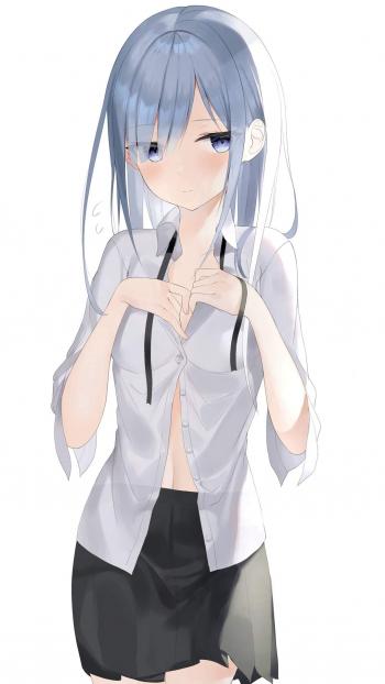 性感动人二次元美女手机壁纸第5张