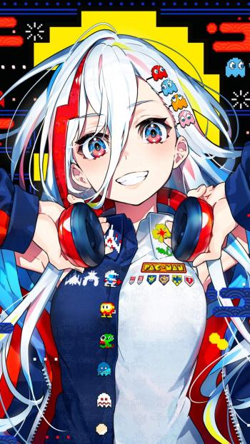 性感动人二次元美女手机壁纸第1张
