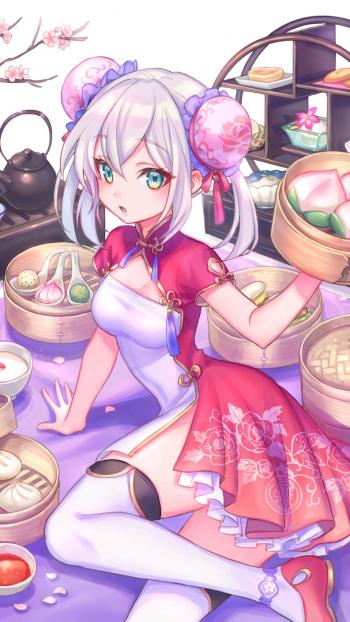性感动人二次元美女手机壁纸第4张