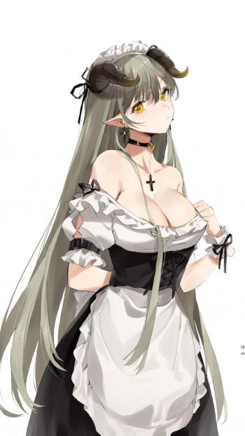性感动人二次元美女手机壁纸第6张