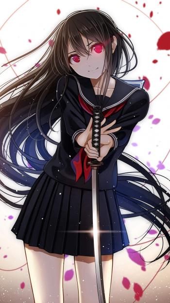 二次元御姐美女手机壁纸第6张