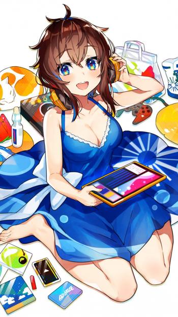 性感唯美动漫美女手机壁纸第6张