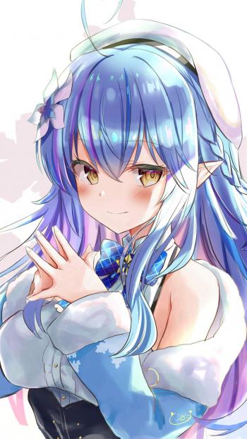 治愈系乖巧动漫少女手机壁纸第5张